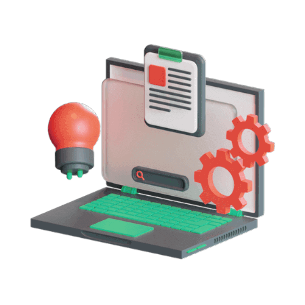 Beyond Web 3D Website Illustration 