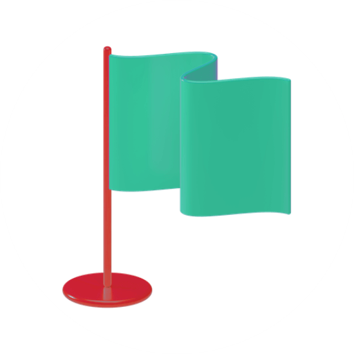Milestones flag icon